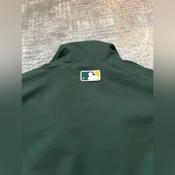 Women’s Vintage Oakland Athletics A's Dugout Jacket Size L Authentic Majestic - Picture 9 of 10
